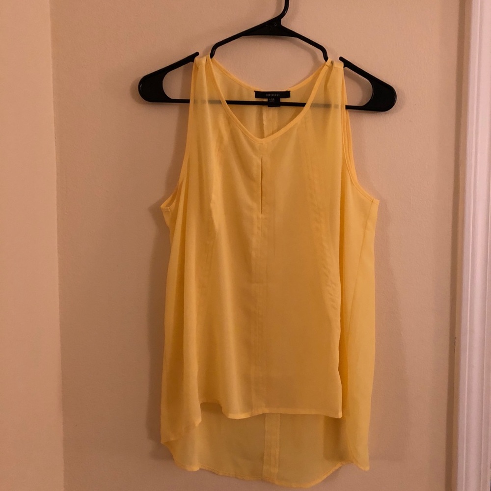Yellow new shirt - forever 21-